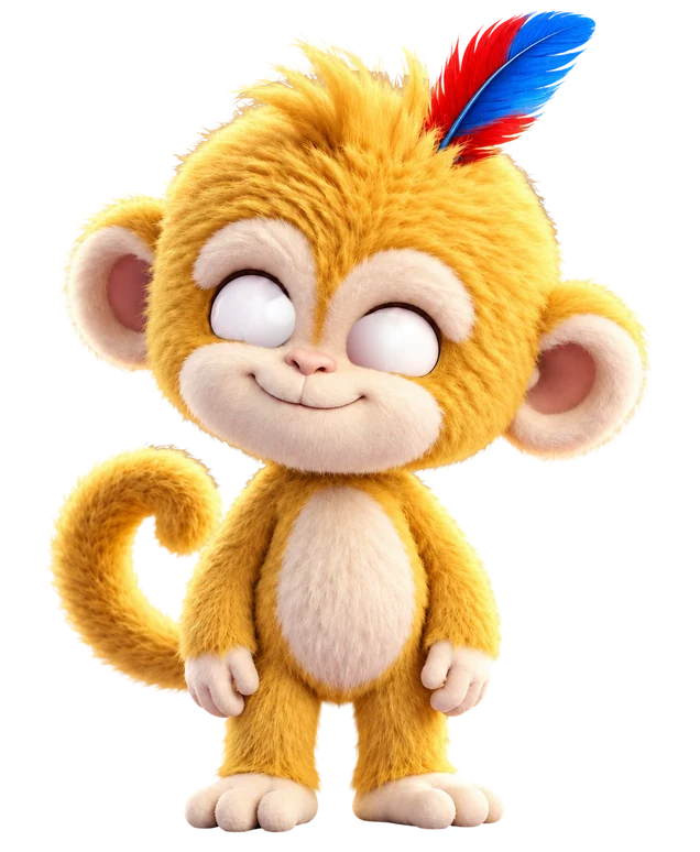 Mango, the golden monkey mascot